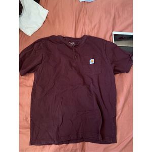 CARHARTT Loose Fit Heavyweight Short-Sleeve Pocket Henley T-Shirt